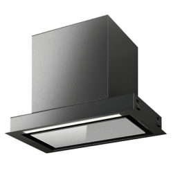 Elica Sleek 60cm Built-In Cooker Hood White Glass